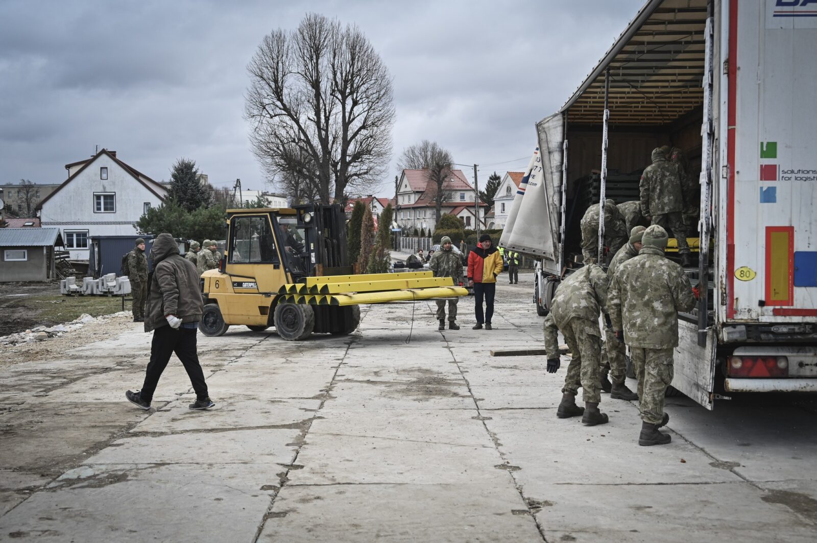 Turkish soldiers to build temporary bridge in flood-hit Krosnowice, Poland