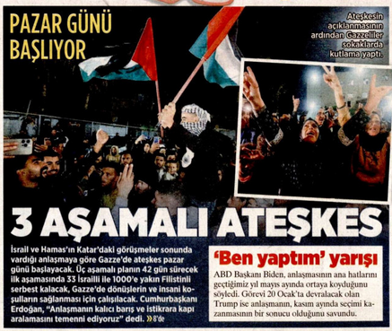 How Turkish media covered Gaza cease-fire