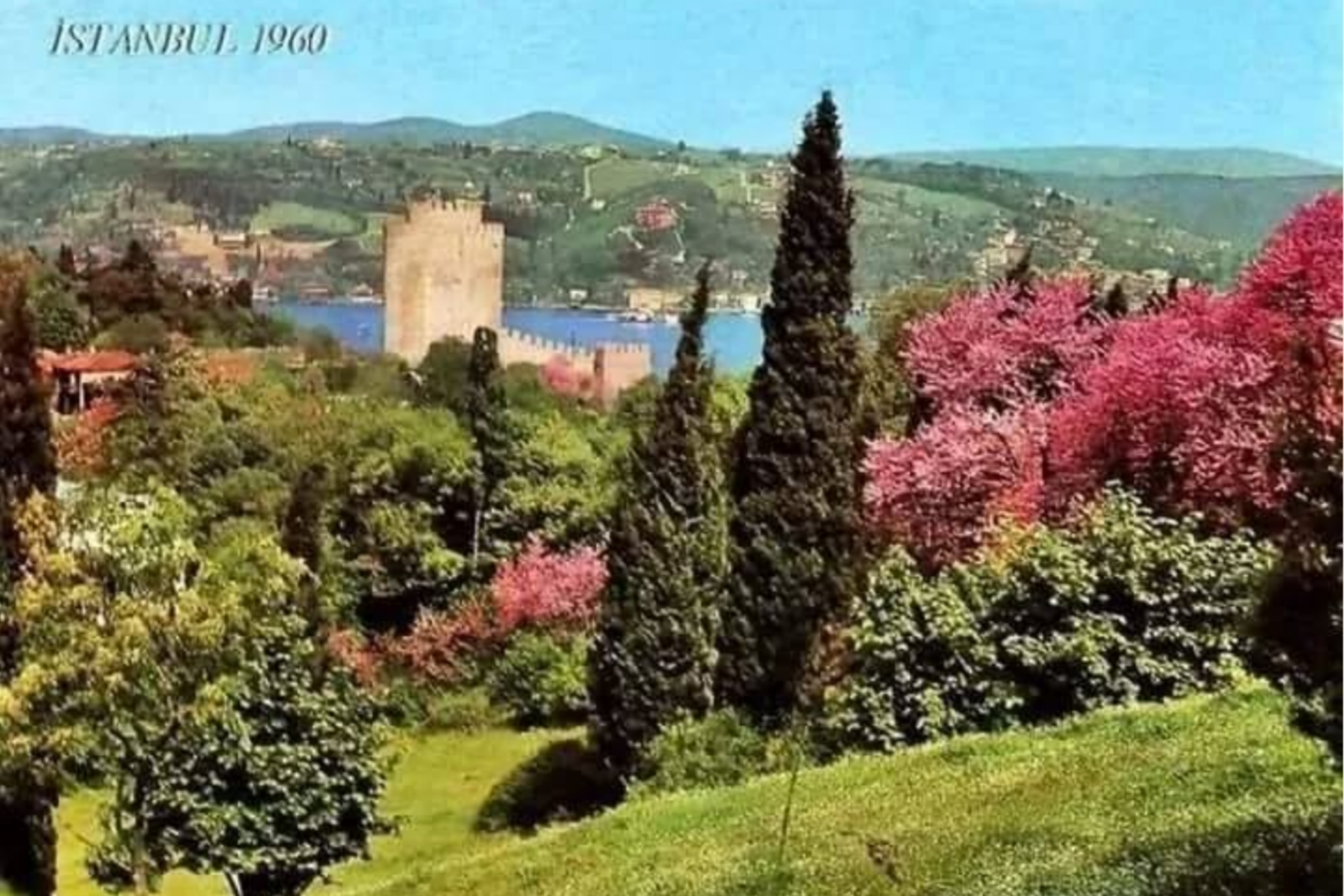 The view of Bosphorus from a hilltop reveals the rapid urbanization and increase of Istanbul's population in just several decades