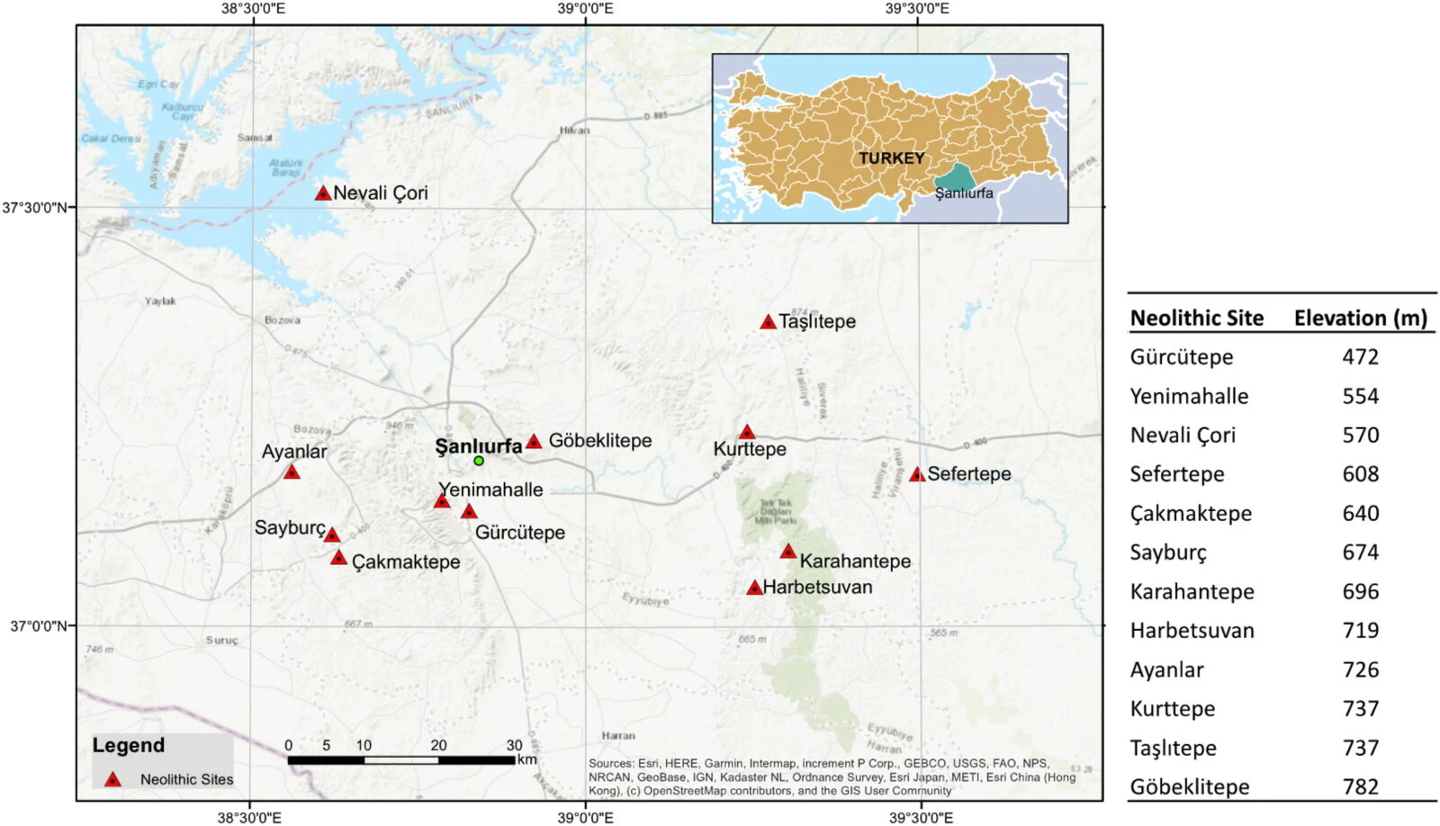 A map highlighting the Stone Mounds area and nearby settlements.