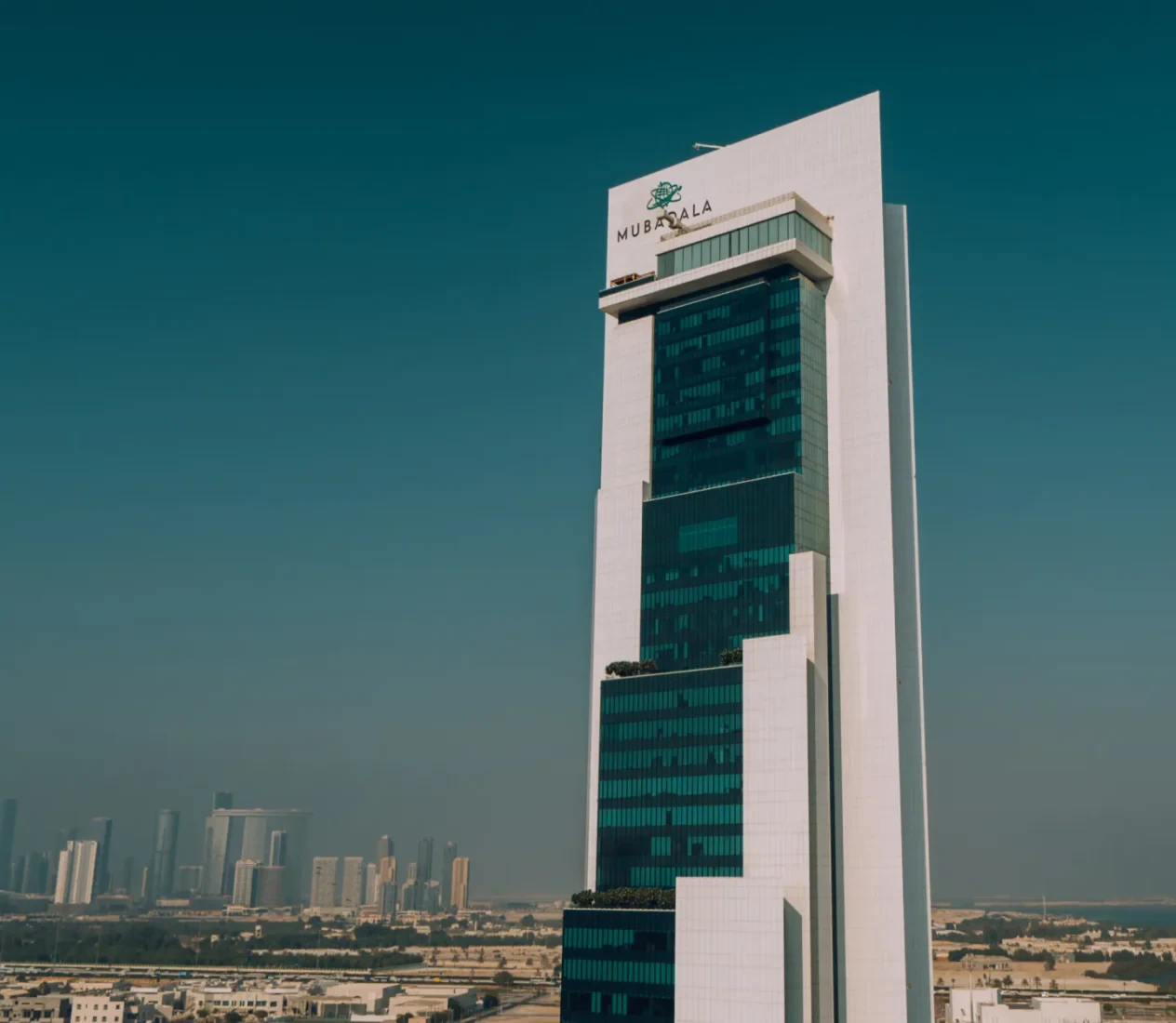 Exterior view of Mubadala Investment Company's headquarters