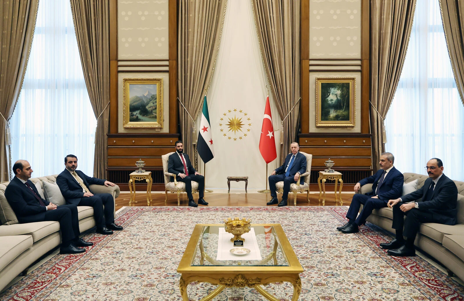 Syrian President Ahmed al-Sharaa in Türkiye