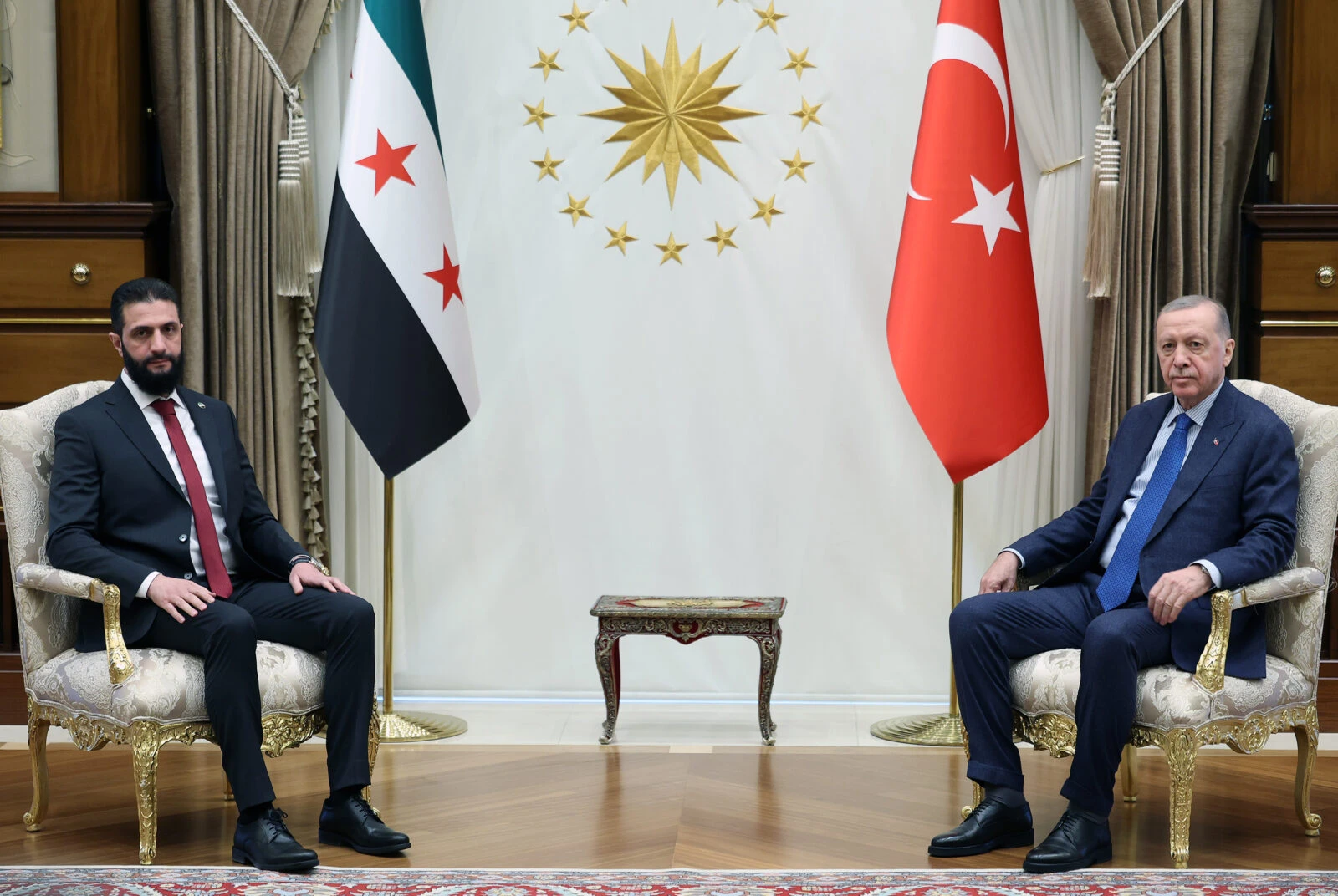 Syrian President Ahmed al-Sharaa in Türkiye