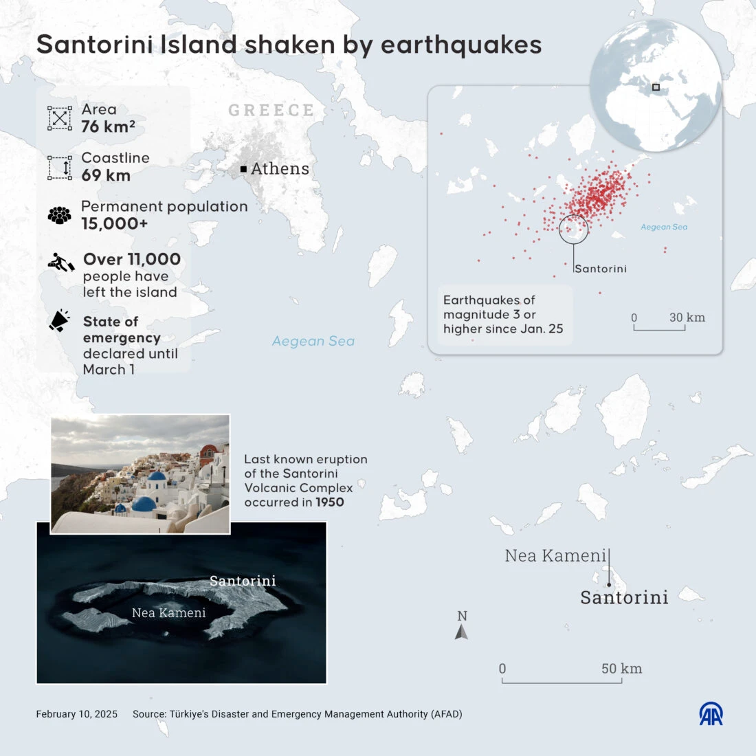 Seawater recedes on Mykonos, raising fears of link to Santorini quakes