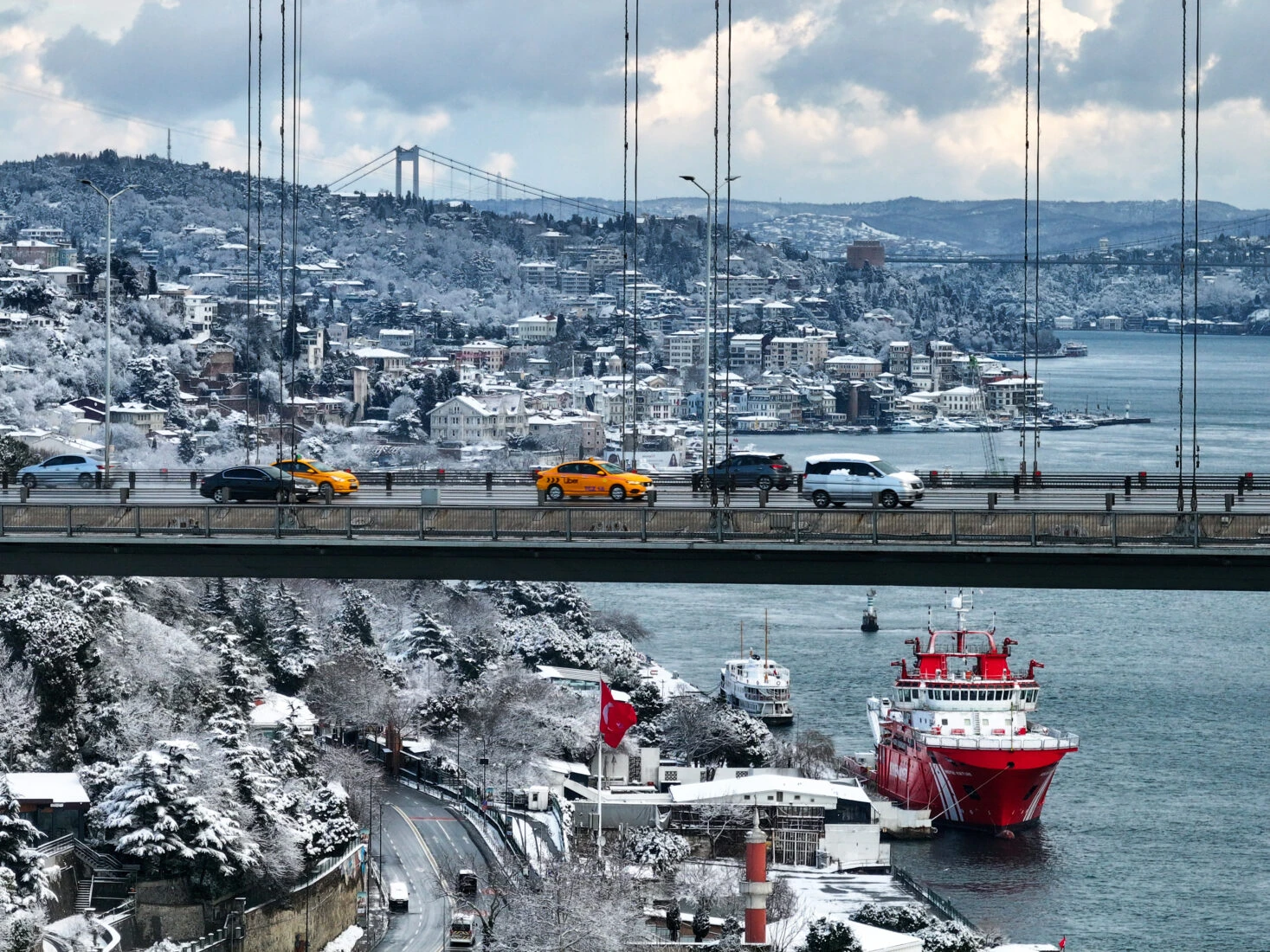 snowstorm in istanbul