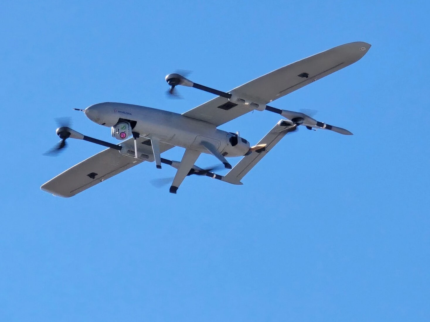 Photo shows new Turkey Drone (UAV) Bulut flying