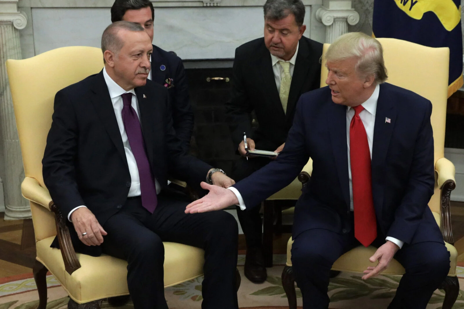 Donald Trump Welcomes Turkish President Tayyip Erdogan To The White House