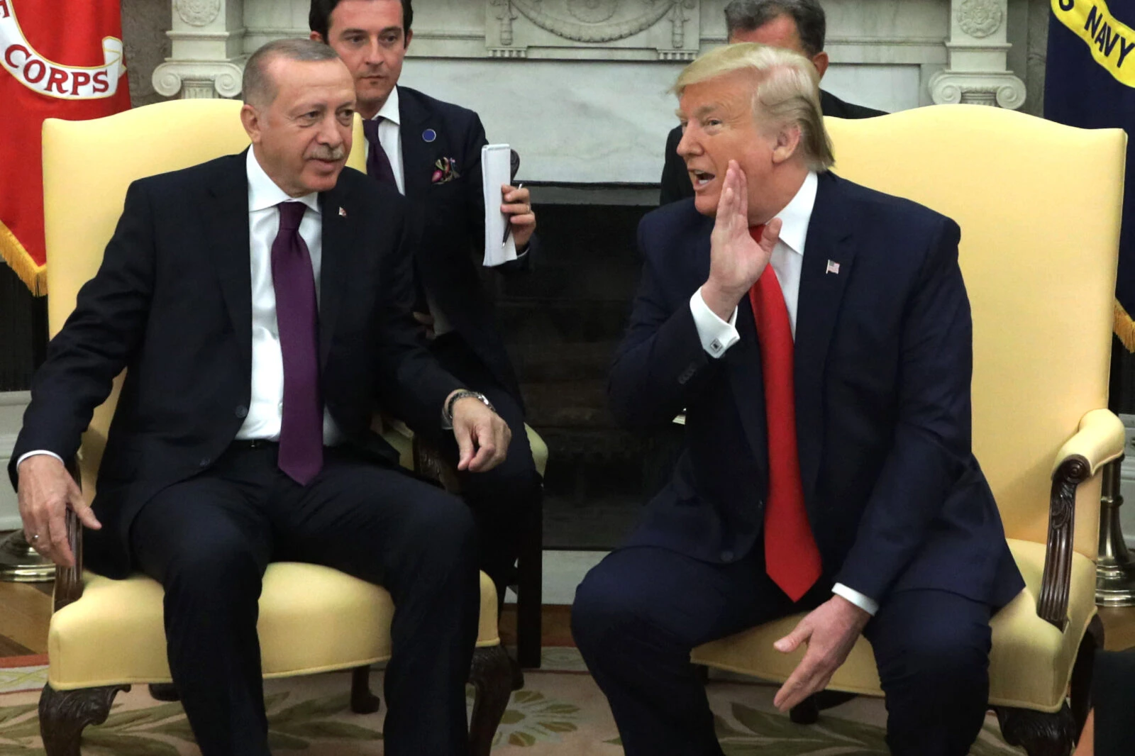 Erdogan-Trump phone call: US Ambassador ready to help, Syria 'entrusted' to Ankara