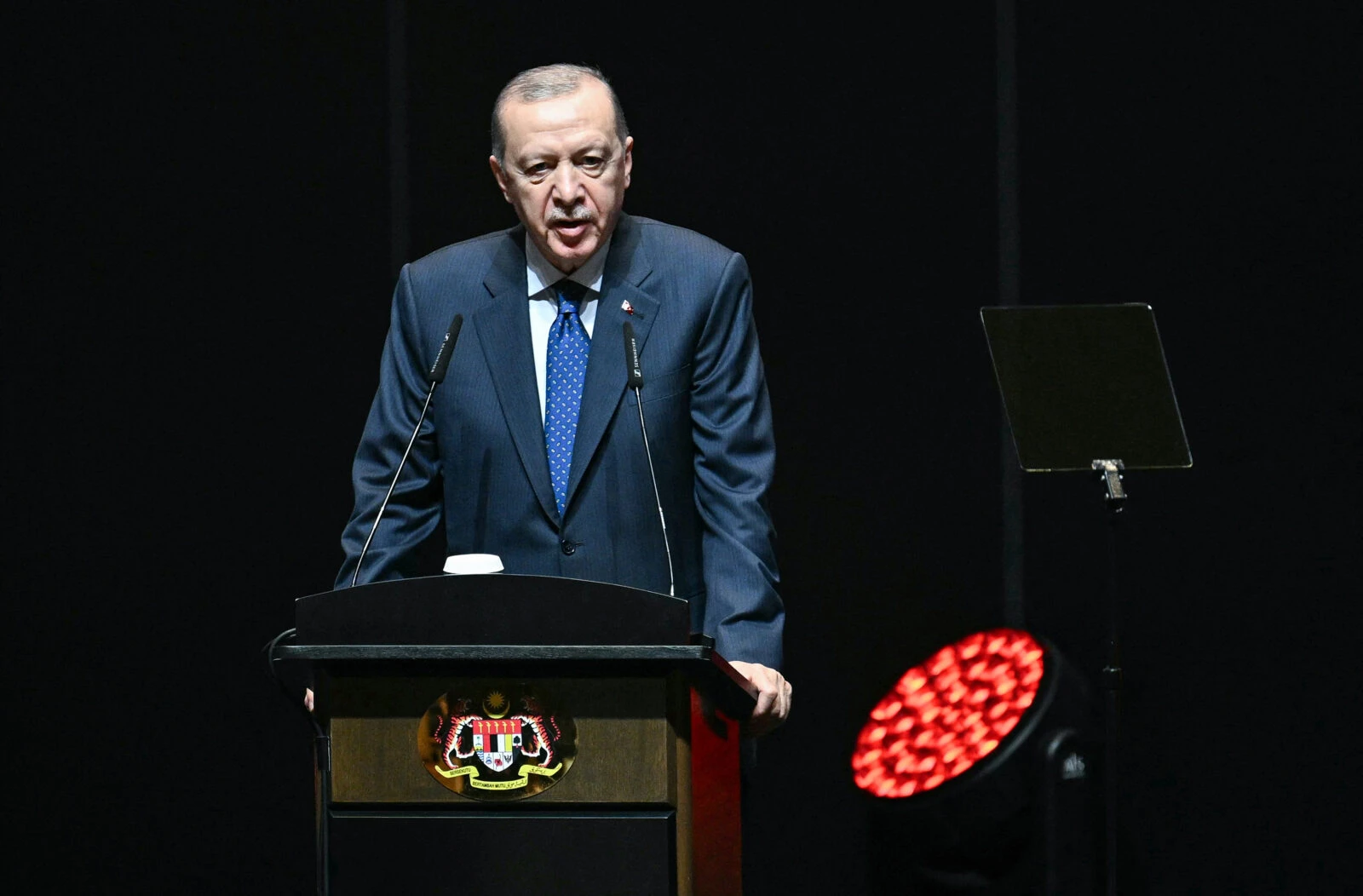 President Recep Tayyip Erdogan speaks 