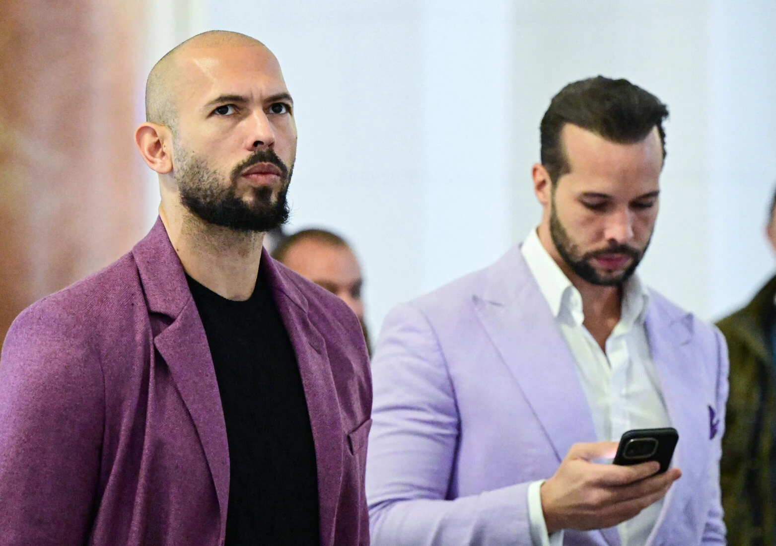 The Tate brothers are at The Court of Appeals in Bucharest, Romania