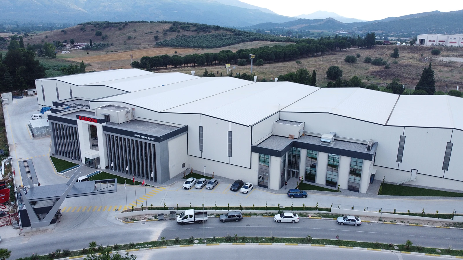 An aerial view of a facility in Turkey