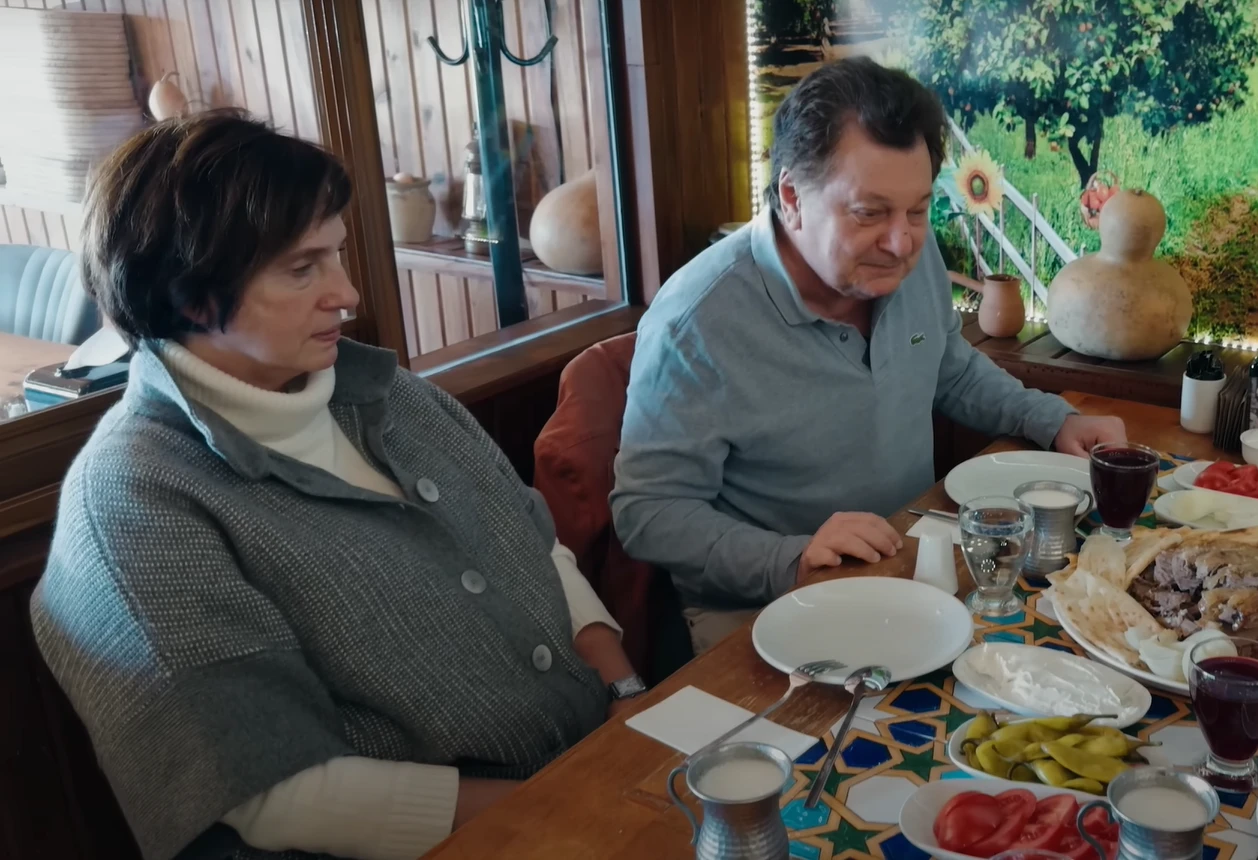 Vedat Milor and Professor Linda Susan Milor participating in a tasting session.