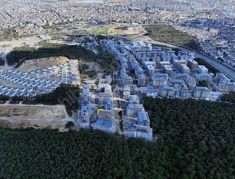 An aerial view of the large-scale development