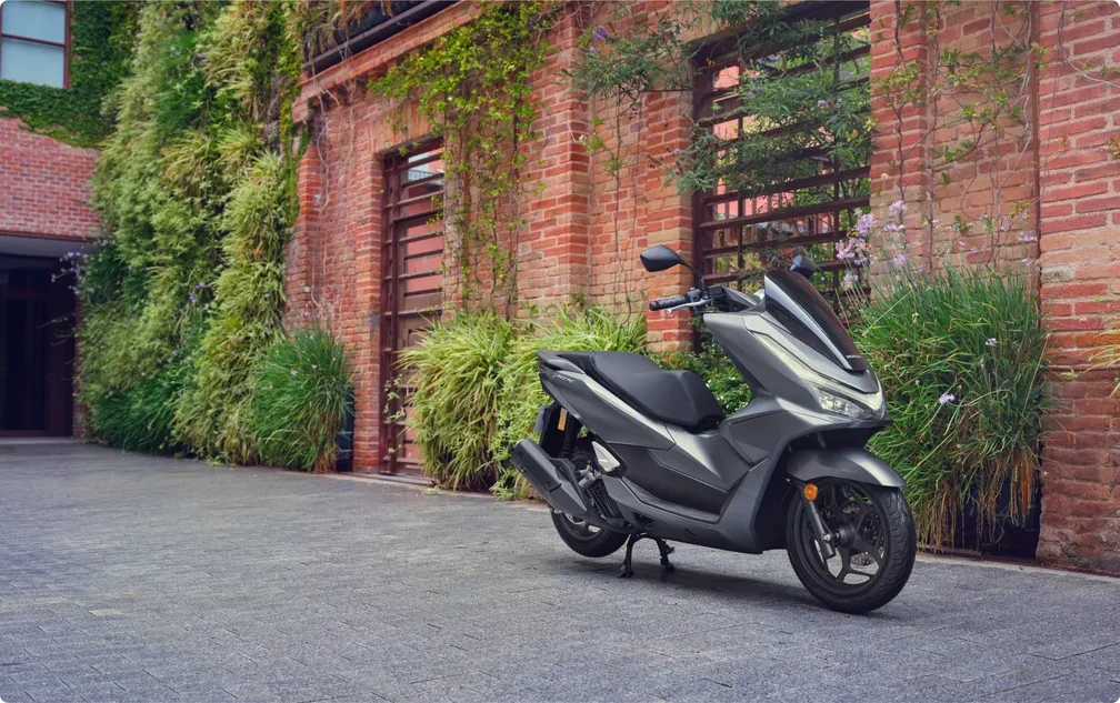 A Honda PCX125 motorcycle