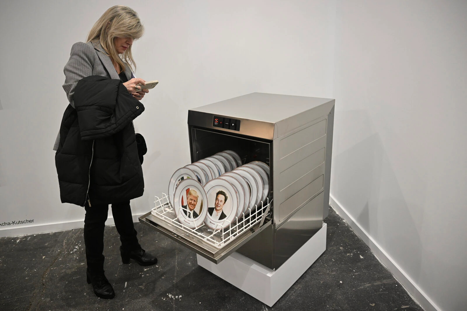 Madrid’s ARCO Art Fair exhibits photos of far-right leaders in dishwasher