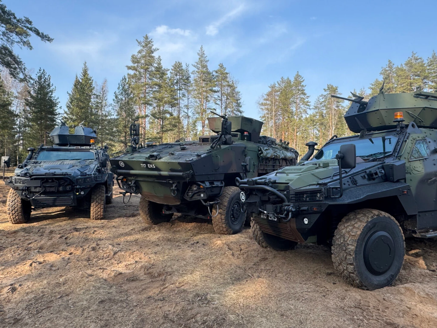 Turkish armored vehicles arrive in Estonia, boosting NATO defense