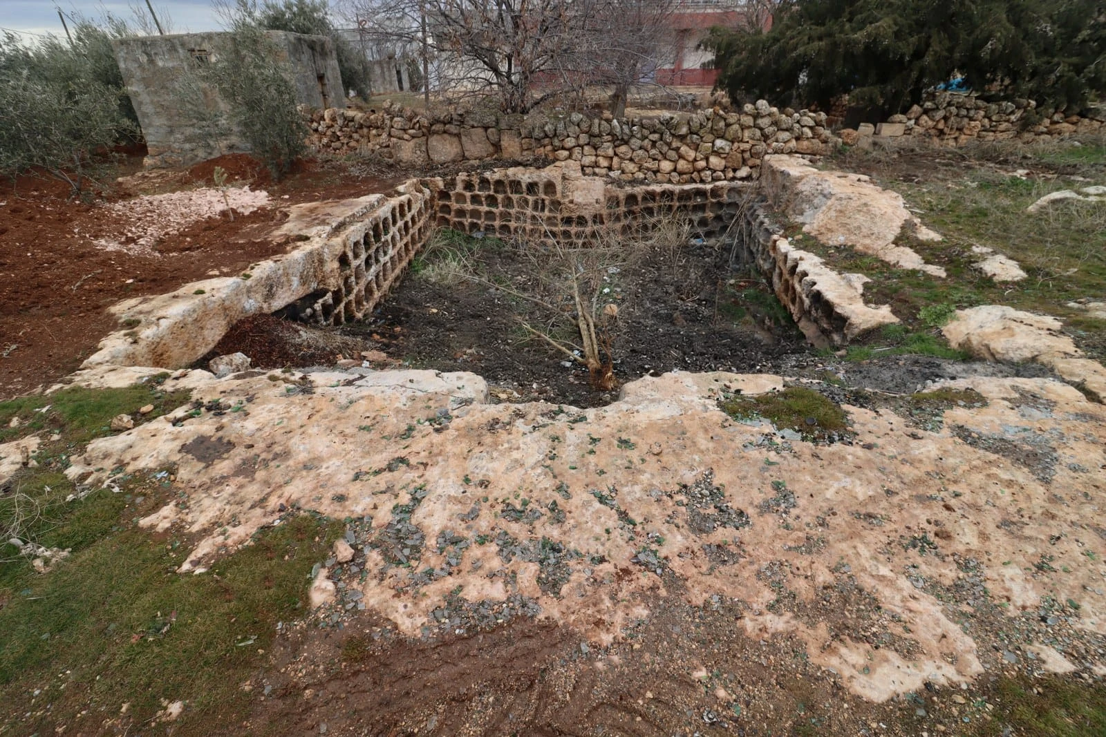 Roman-period columbarium structures in Sanliurfa's Haliliye and Bozova districts, Türkiye.