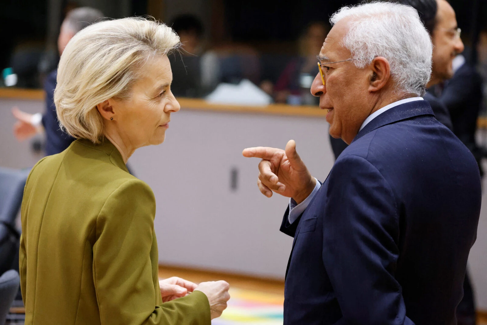 President of the European Commission Ursula von der Leyen and European Council President Antonio Costa