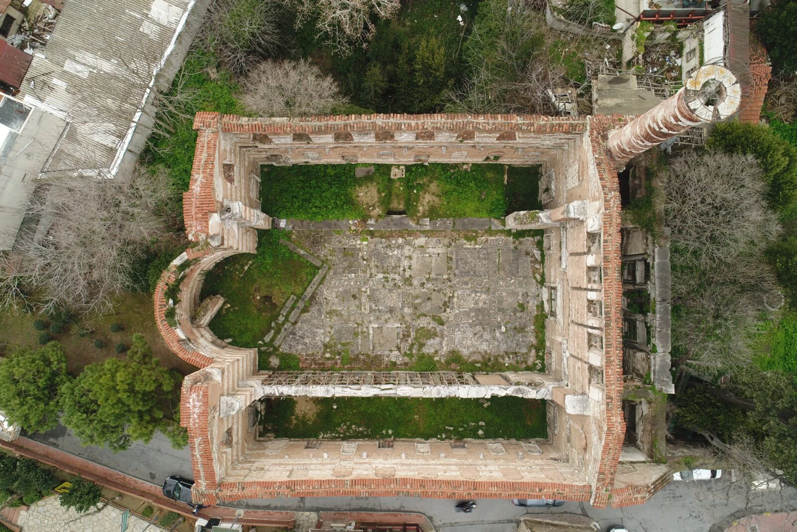 Aerial view of Imrahor Ilyas Bey Mosque