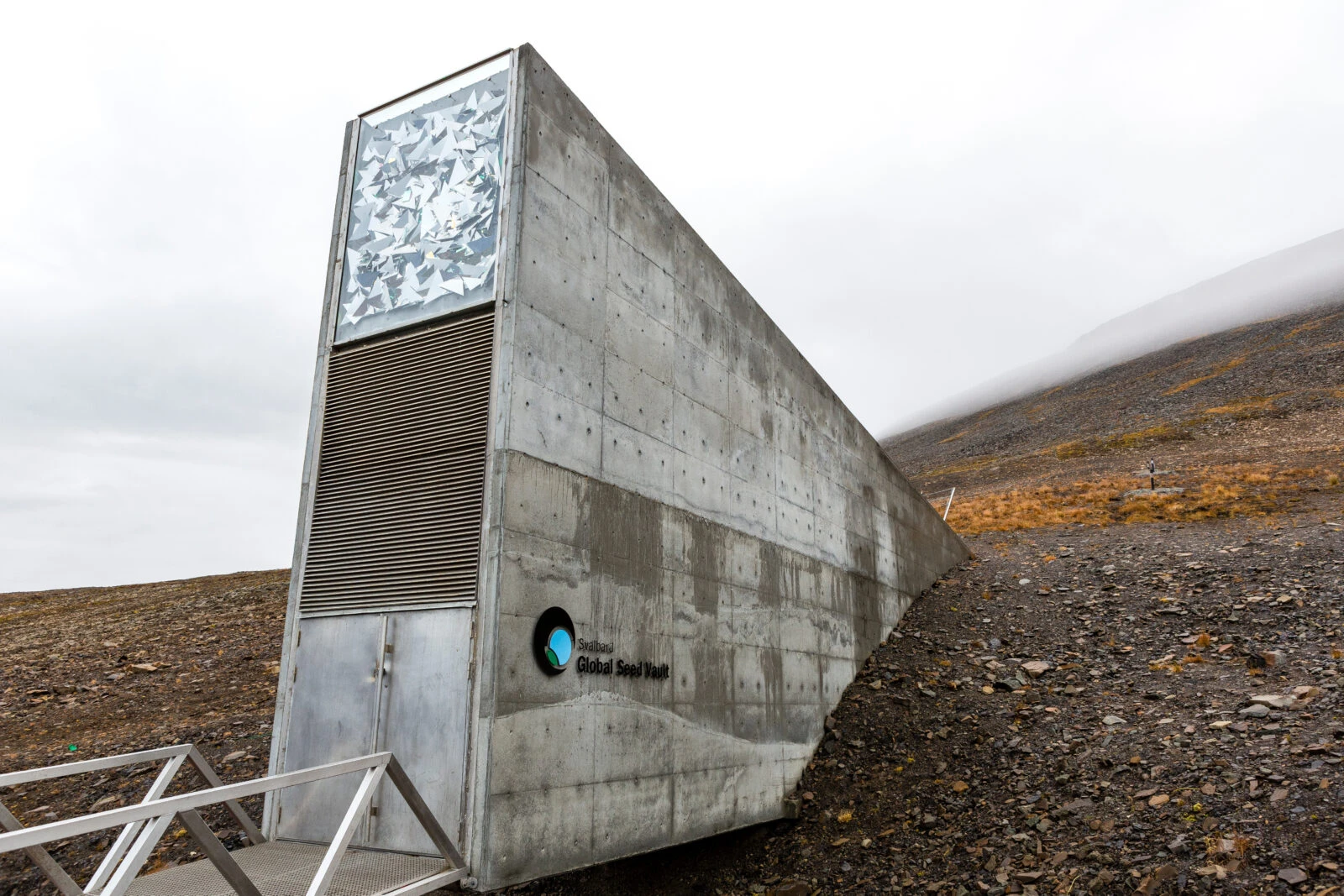 Photo shows global seed vault