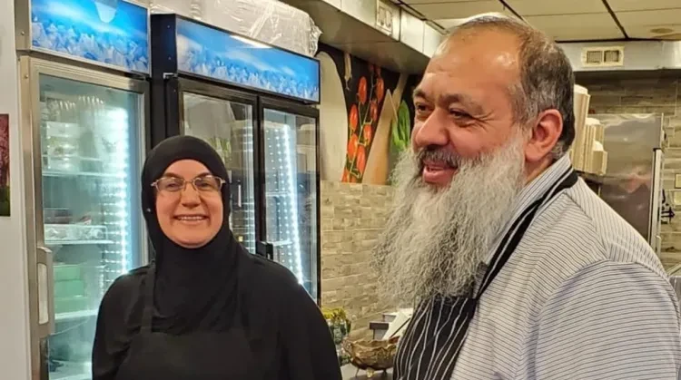 Celal and Emine Emanet at the Jersey Kebab restaurant in Haddon Township.