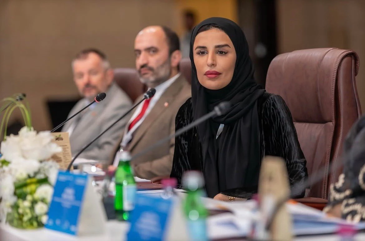 Maryam Al Saad, Secretary General of GPDNet, at a leadership event.