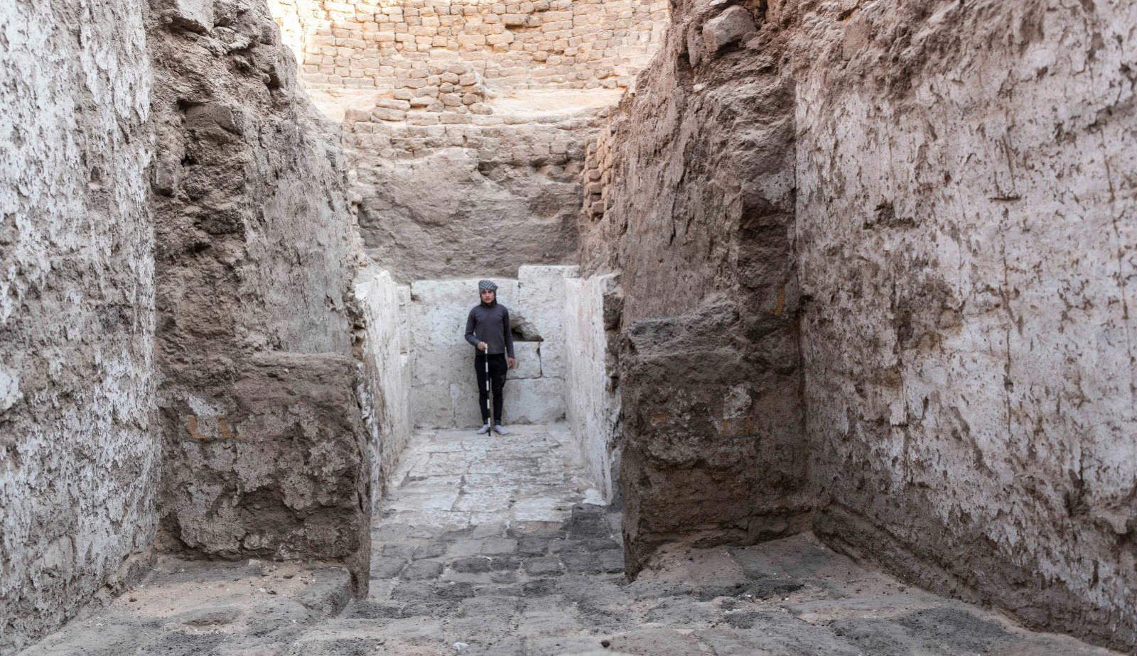 An ancient royal tomb from 1700–1600 B.C. uncovered in Abydos, Egypt, revealing burial structures and artifacts.