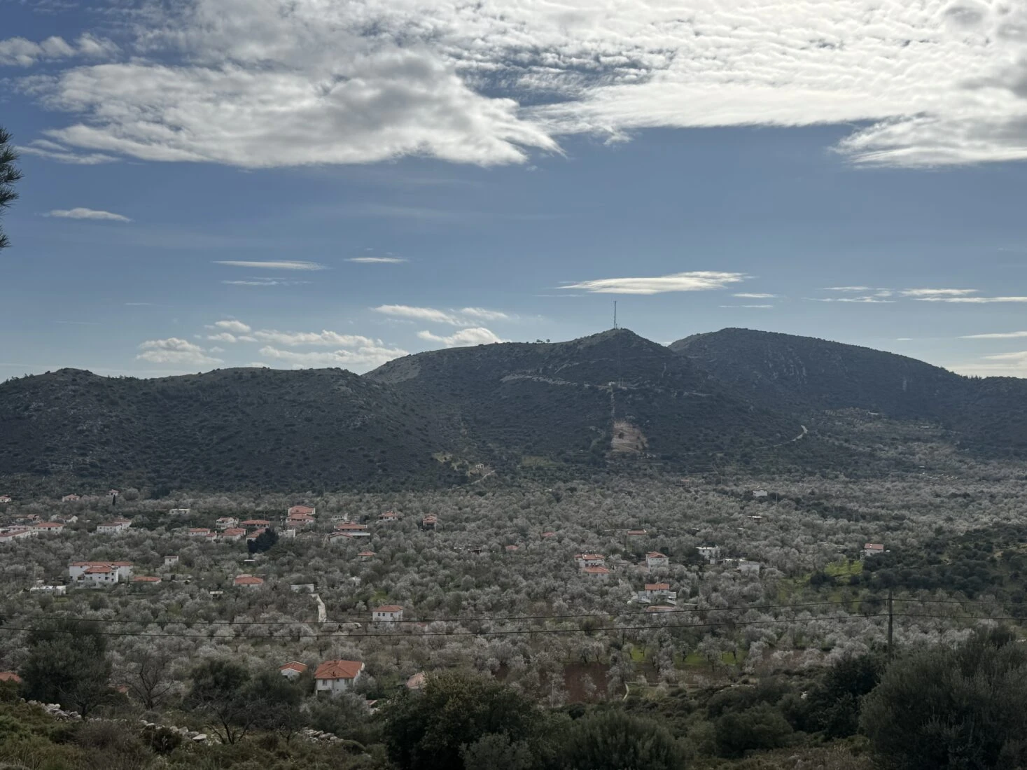 Scenic view of the Datca Peninsula, a popular tourism destination in Mugla, Türkiye.