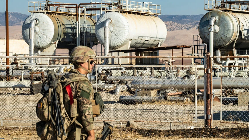 Erdogan welcomes Trump's approach to 'Turkish sensitivities' 4 A US soldier stands guard outside an oil field as troops patrol the area near Syria's northeastern border with Türkiye in the Qahtaniyah countryside in the far northeast corner of Hasakeh