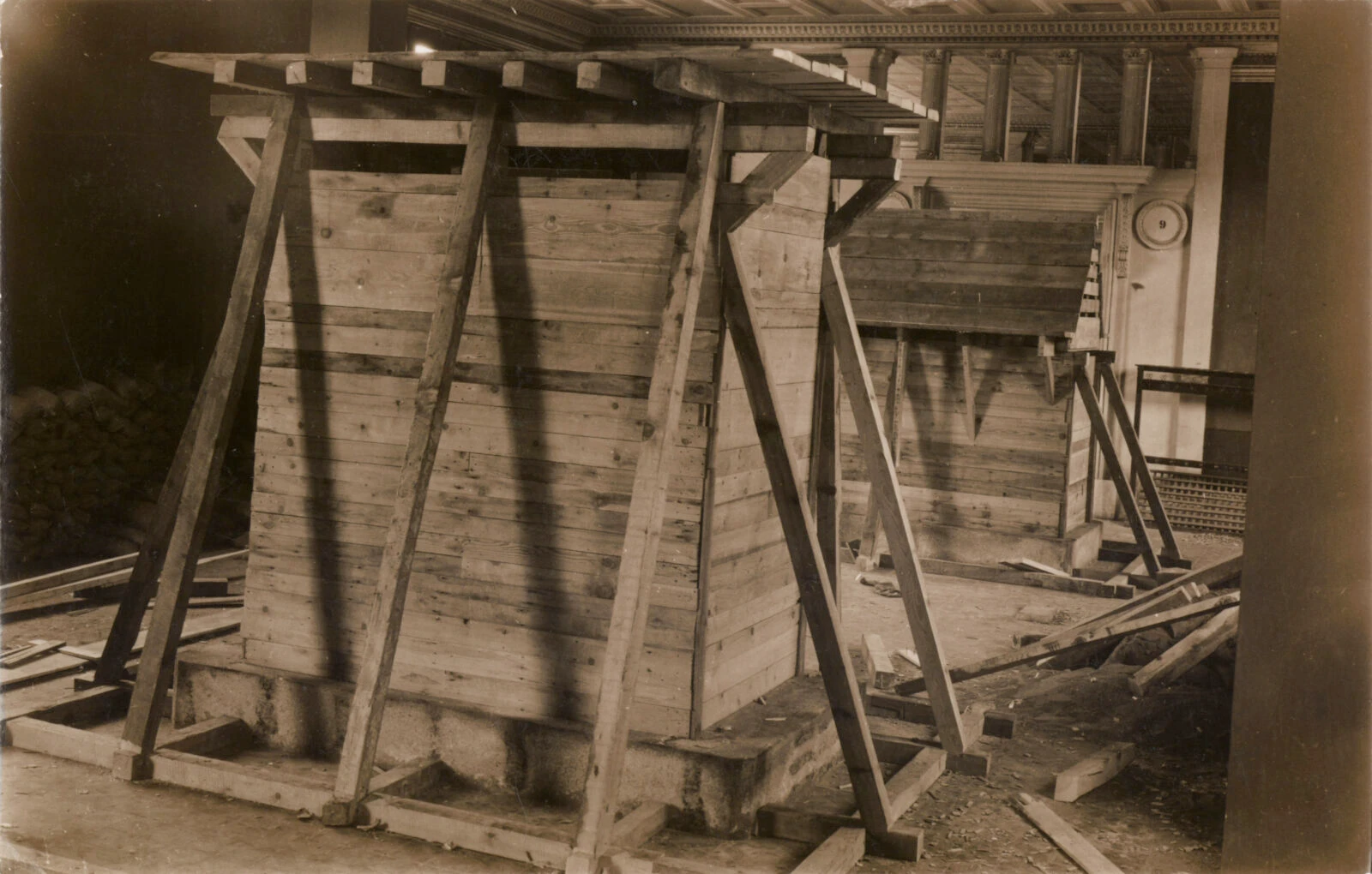 Türkiye’s secret WWII mission: Protecting Istanbul's museum treasures from Hitler 4 Photographs of sarcophagi and other antiquities put under protection during World War II at the Istanbul Archaeological Museums